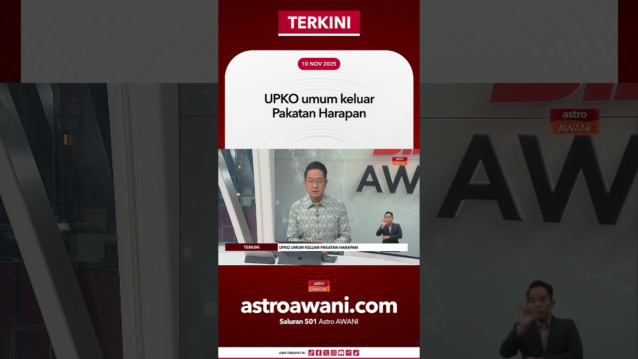 UPKO umum keluar Pakatan Harapan