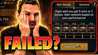 FAIL AGAIN?! Live Arena Win Streak Event is SWEATY | Raid: Shadow Legends