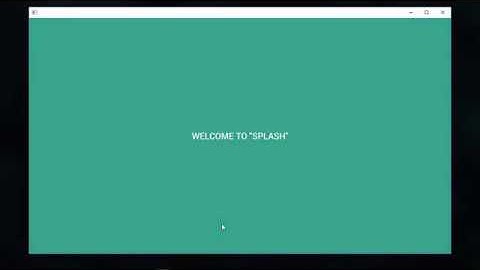 Splash screen in material design (javafx)