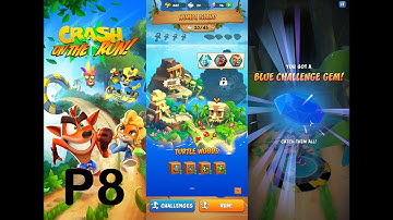 Crash Bandicoot: On the Run! P8 - Turtle Woods - Gem Run