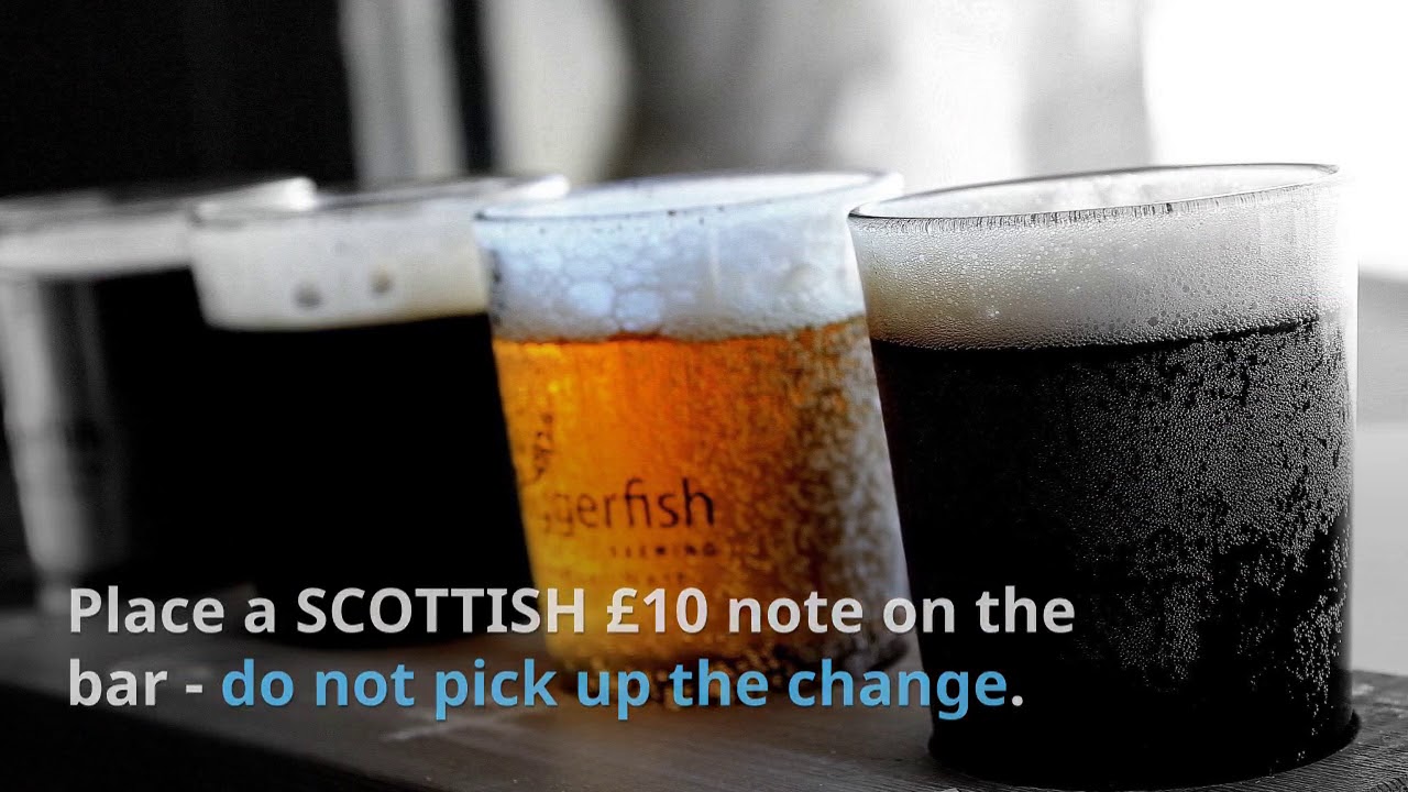 How to order a beer in Scotland YouTube
