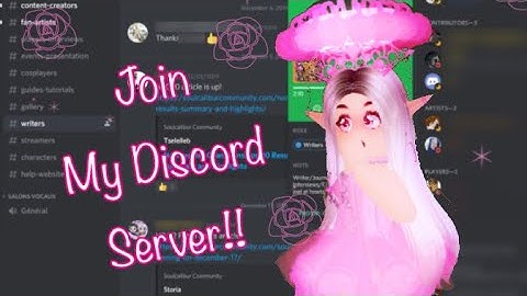 Join my DISCORD SERVER!! {Link in the description and pinned comment 🎀❤️)
