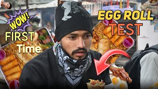Egg Roll 🥚 visit Desi stall in Bhimnagar || Egg roll making and tasty 😋🍛 || #egg #rolls #street
