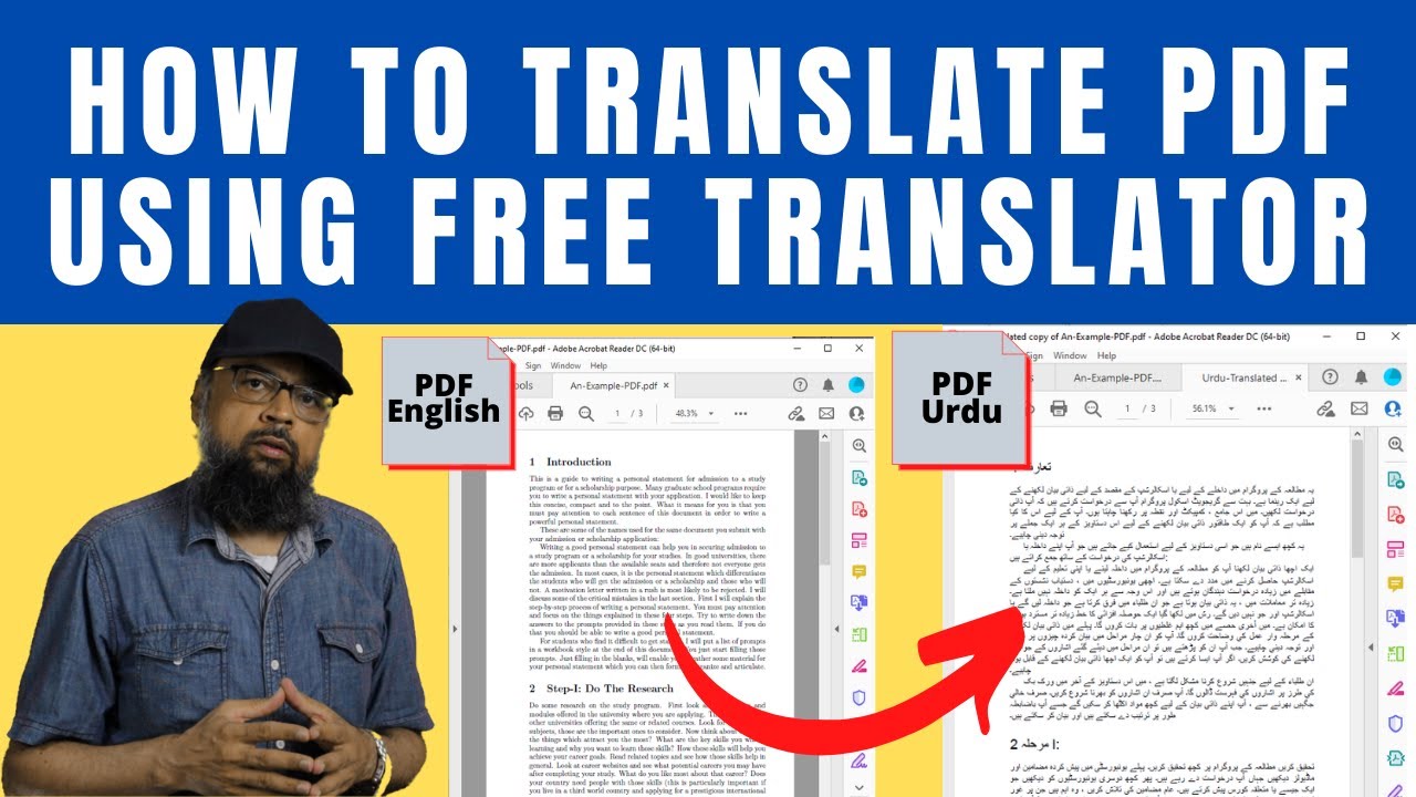 A how-to guide on translating PDFs and other documents online