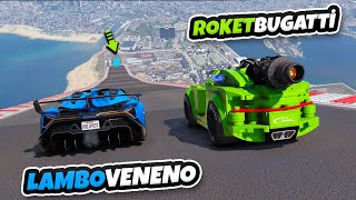 Roket Bugatti vs Veneno Arabalar İkili Kapışma Serisinde - GTA 5 screenshot 2