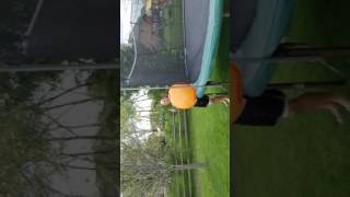 EASTER silly string fight.