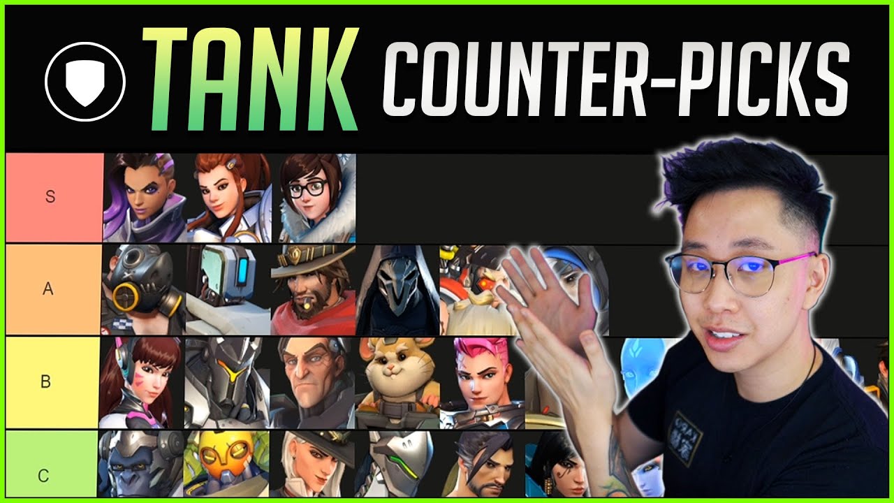 TANK COUNTERS with EVERY HERO (Overwatch Tier List) - YouTube