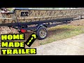 Home Made Jon Boat Trailer [Made from an old Jet Ski trailer]