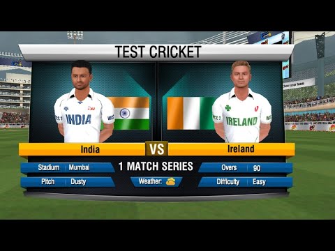 India VS IRELAND FAST TEST MATCH SERIES WCC2 🏏🏏 CRICKET highlights 