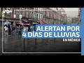 Alertan por 4 días de lluvias y caída de granizo en gran parte de México