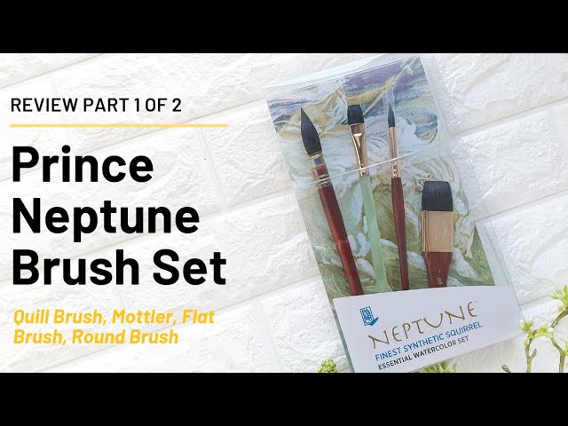 Princeton Neptune Round 8 Watercolor Brush - Unboxing and Review 