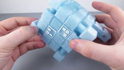 Ice Box Solution - 3D Printed - CoreMods Sequential Discovery Mechanical Puzzle
