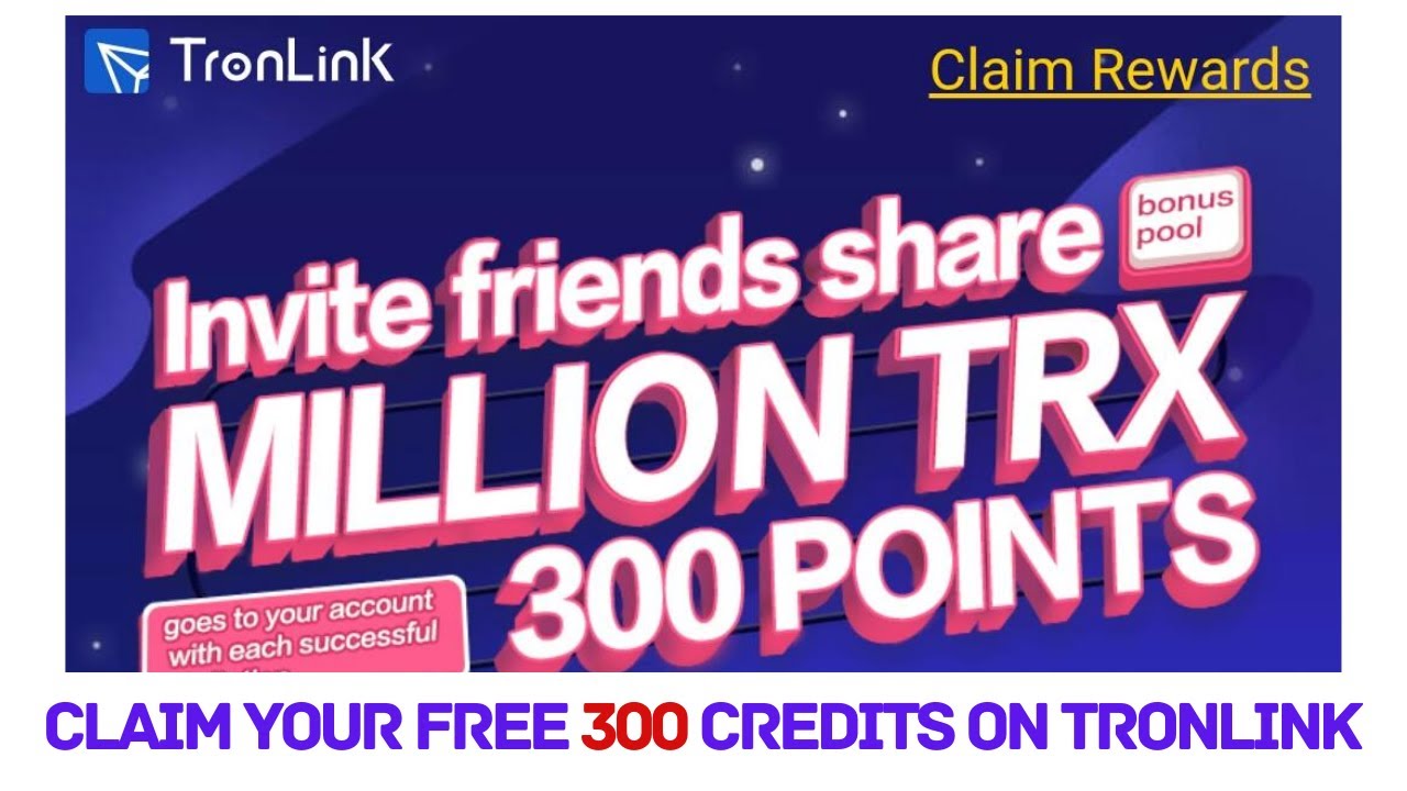 STEPS ON HOW TO CLAIM YOUR 300 FREE CREDITS IN TRONLINK PRO - YouTube
