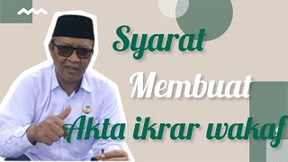 CARA MEMBUAT (AIW) AKTA IKRAR WAKAF ke KUA
