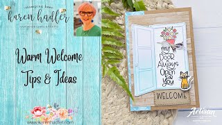 Stylish Card making Ideas- Global Stampin Video Hop - Karen Hadler Stamping  Bees