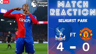 MAN UNITED MATCH REACTION #cpfc #mufc #crystalpalace #premierleague #crymun