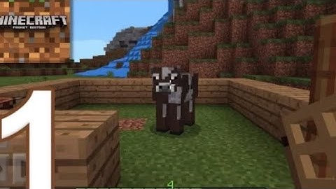 Minecraft Pocket Survival - Gameplay Walkthrough Part 1 (iOS, Android)