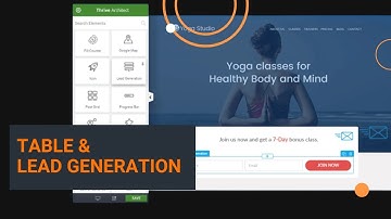 Hướng Dẫn Thiết Kế Web Với Thrive Architect Bài 4 Phần 2: Table và Lead Generation
