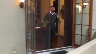 Retractable Screen Door On Office