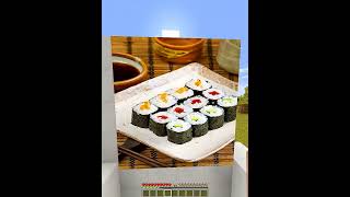 Minecraft'ta Kebap VS Sushi Kuyularına Atladım !! #shorts