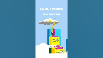 Stair Run - Noob vs Pro vs Hacker - level 1 #Shorts