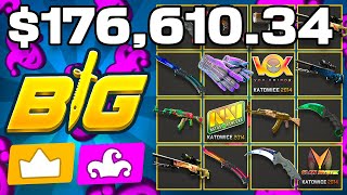 Lets Go This 175,000 Csgobig Unboxing Had An Insane Comeback Cash Out
