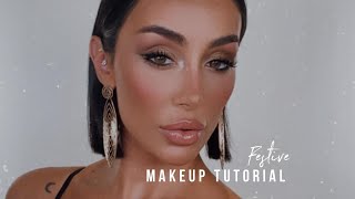 TUTORIAL - Festive Makeup - مكياج سهرة ذهبي