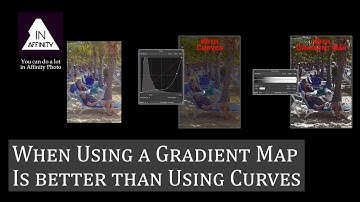 When Using a Gradient Map is Better than Using Curves
