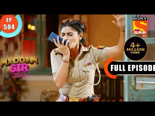 Karishma Singh Mistakenly Gives A Kiss To Pushpa Ji -Maddam Sir - Ep 504 - Full Episode- 18 May 2022 class=