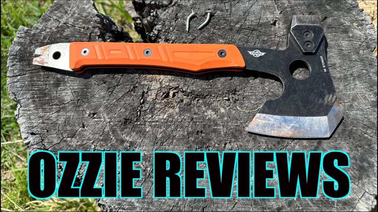 Oknife "Oracle A1" Multifunction Hatchet (with real testing) - YouTube