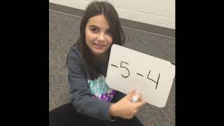 Integer Chips by Morgan - Math Period 3 - 2019