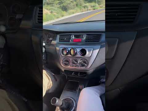 EVO 8 400hp mountain run Touge in daylight