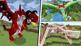 Addon Dragon Terbaru dan Terkeren Bisa di Kendarai di Minecraft PE screenshot 1