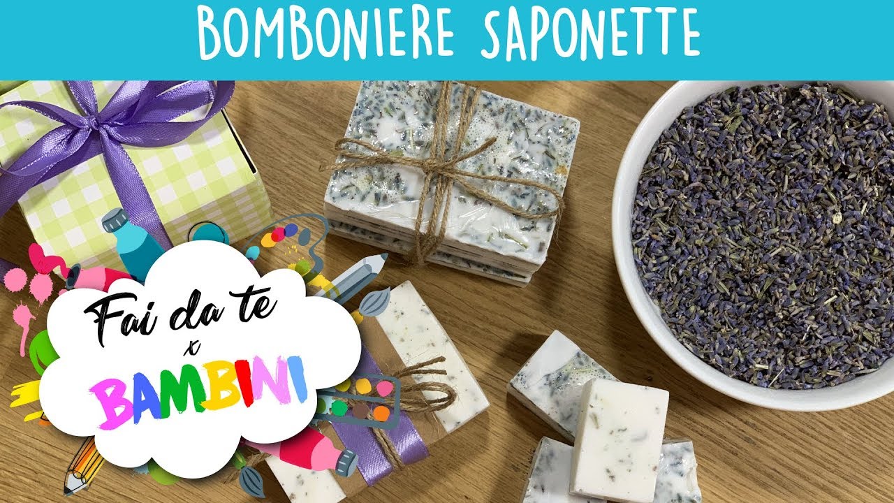 Bomboniere Saponette Fai Da Te Youtube