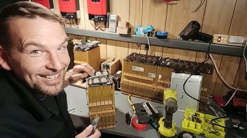 Part 2 GM lithium ion battery build 24 volt 200 amp hour