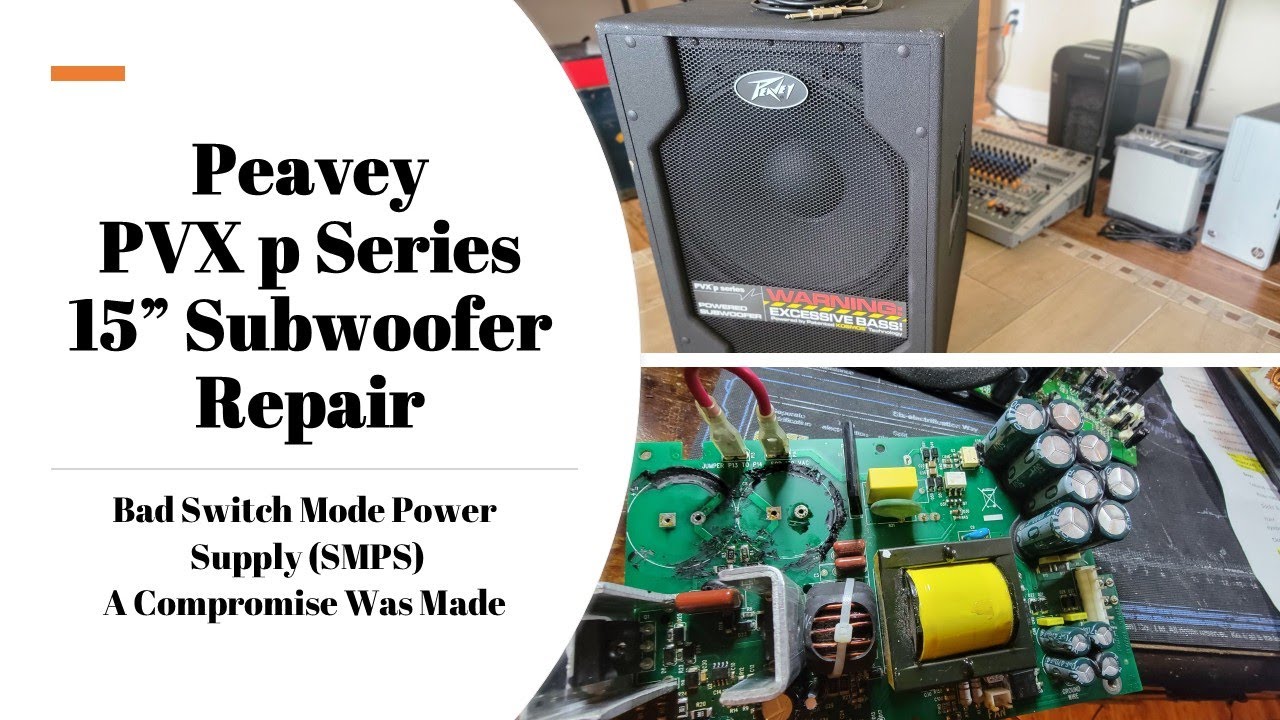 Repair) Peavey PVX p Series Powered Subwoofer - YouTube