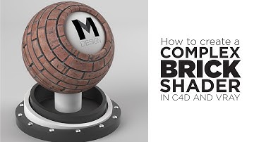How to create a Texture Based Brick Shader in Vray and Cinema 4D