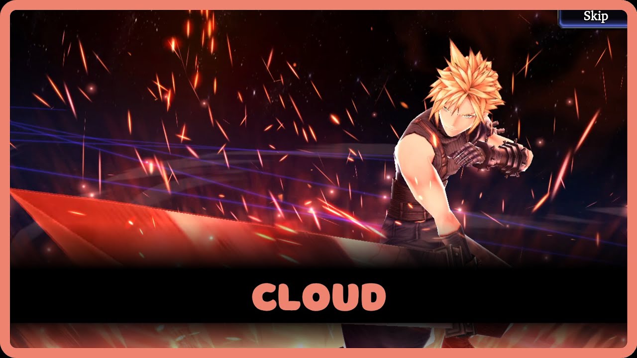 Cloud CG Limit Burst | War of the Visions: Final Fantasy Brave Exvius