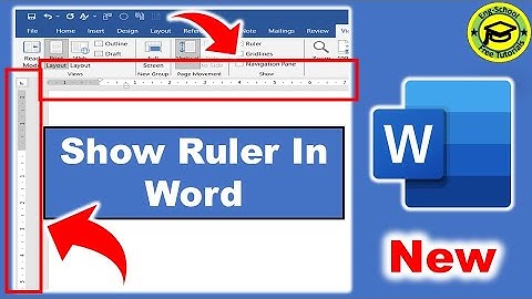 How to show Ruler In Word | Vertical Ruler | Horizontal Ruler | Word Document