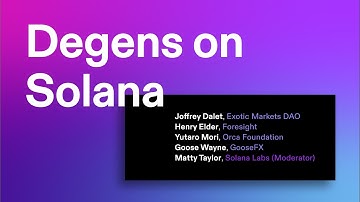Breakpoint 2021: Degens on Solana