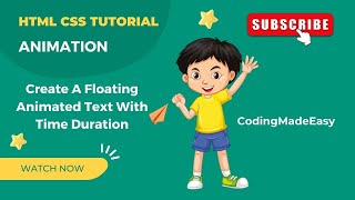 HTML CSS Tutorial | Animated Floating Text | Easy Explanation | JS | HTML Tutorial #html #css