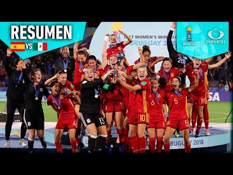 ¡España levanta la copa! | España 2 - 1 México | Gran final | Mundial Femenil Sub 17