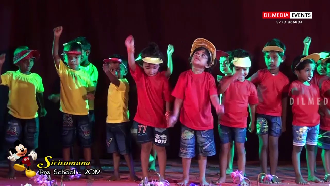 Etha Ahase Pawela Sarungala Uda Giya    Kids Songs Preschool Concert Dilmedia Events