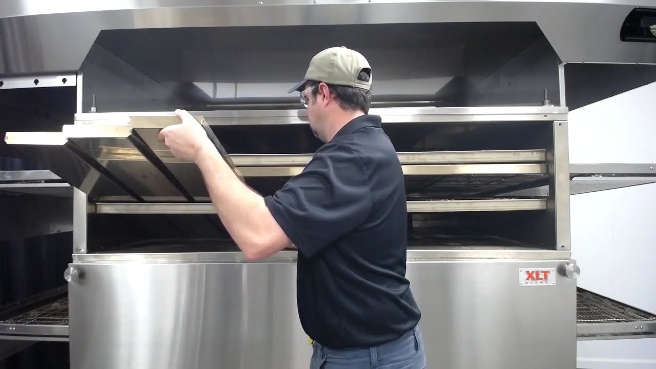 Removing and Installing Bottom Fingers on an XLT Oven