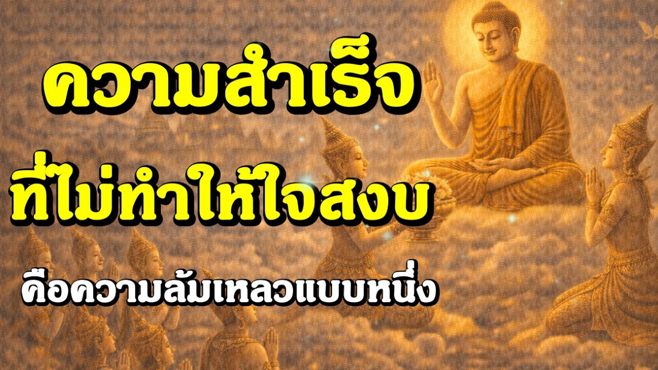 ความสำเร็จที่ไม่ทำให้ใจสงบ คือความล้มเหลวแบบหนึ่ง | ฟังธรรมะก่อนนอน , ฟังธรรมก่อนนอน | Ep.246