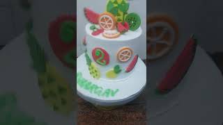 Birthday Special Caketutti Frutti Cakefruit Birthday Party Cakefruits Theme Cake fruits new
