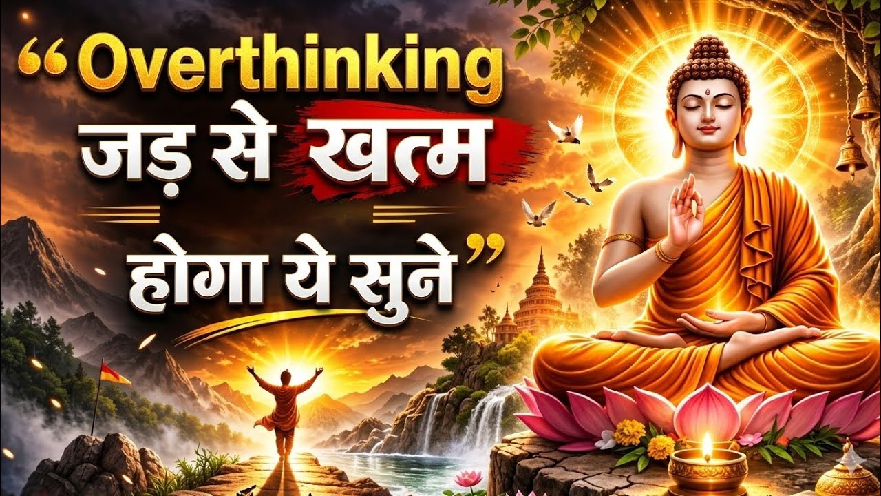 Overthinking खत्म करने का बुद्ध मंत्र (100% काम करेगा) | Buddhist Motivational Stories #motivation