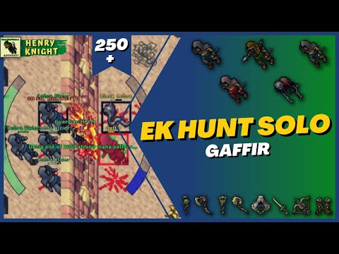 TIBIA: EK HUNT SOLO GAFFIR ( COBRAS )