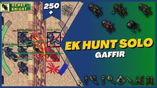 TIBIA: EK HUNT SOLO #39 GAFFIR ( COBRAS )