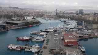 Transbordador aeri del port, barcelona, spain